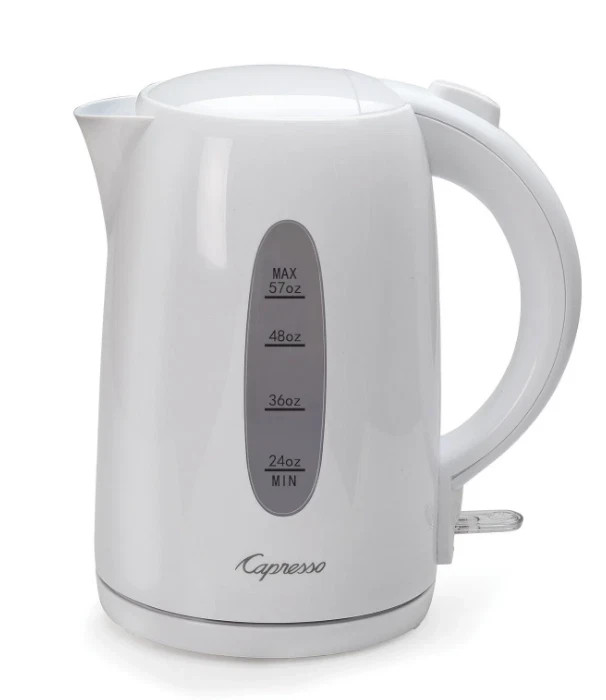 New Capresso Electric Water Kettle White