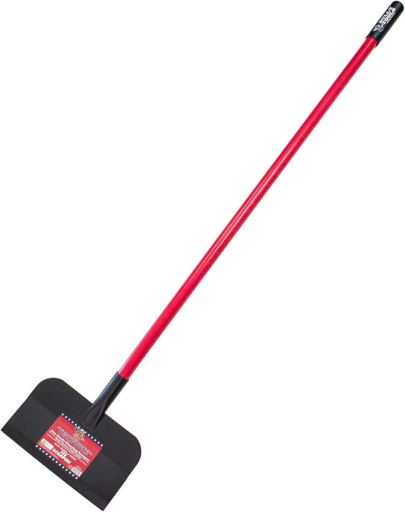Big Bully Floor Scraper Long Handle - Heavy Duty Scrapper for Cleaning, Carpet,