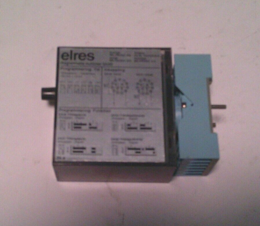 Elres Type SA292 Programable Multitimer Relay Switch W/Base 24V AC/DC, 250V