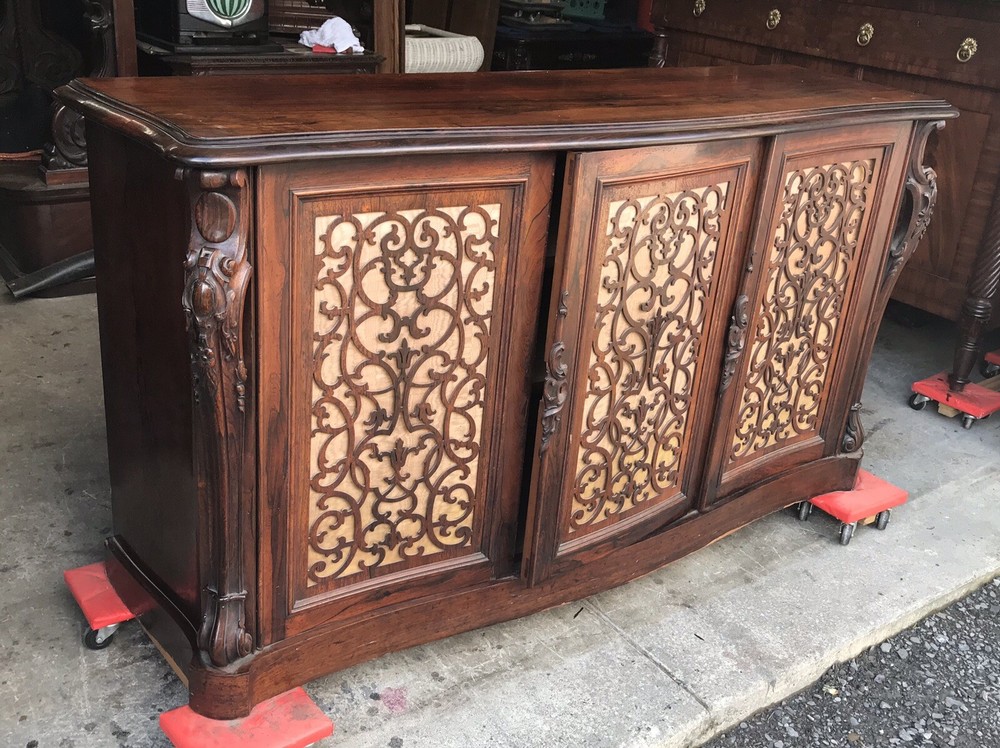 ROSEWOOD CONSOLE SERVER BUFFET