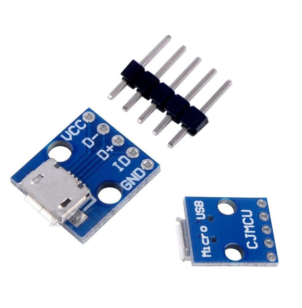 5/10pcs Micro USB Interface Board Power Switch 5V Interface NEW