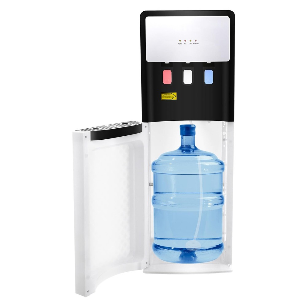 Water Dispenser Bottom Loading Water Cooler for 5 Gal Bottles w/Indicator Lights