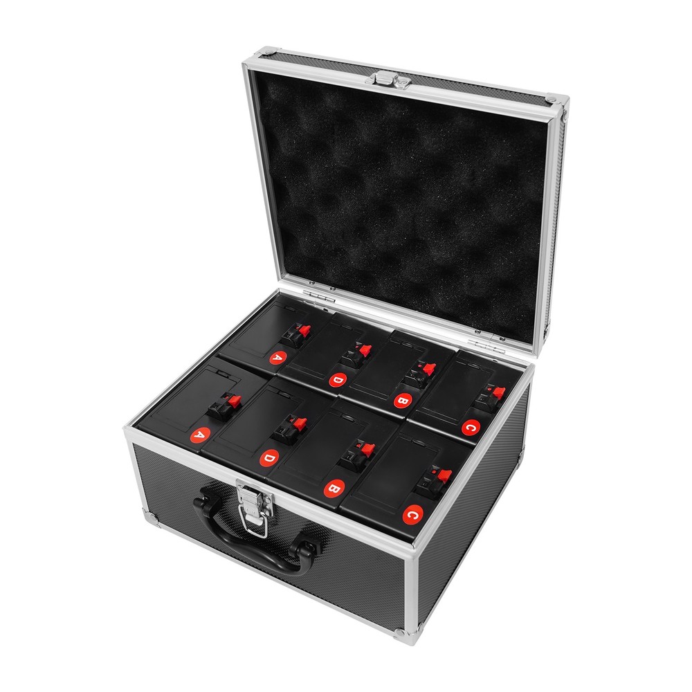 8PCS Cold Spark Based Firework Safe Flame Effect Machine Remote Control NEW