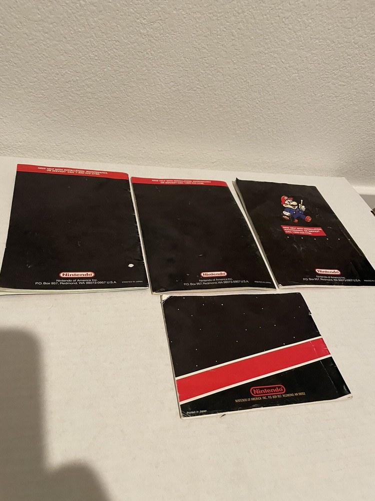 Nintendo Manual Lot