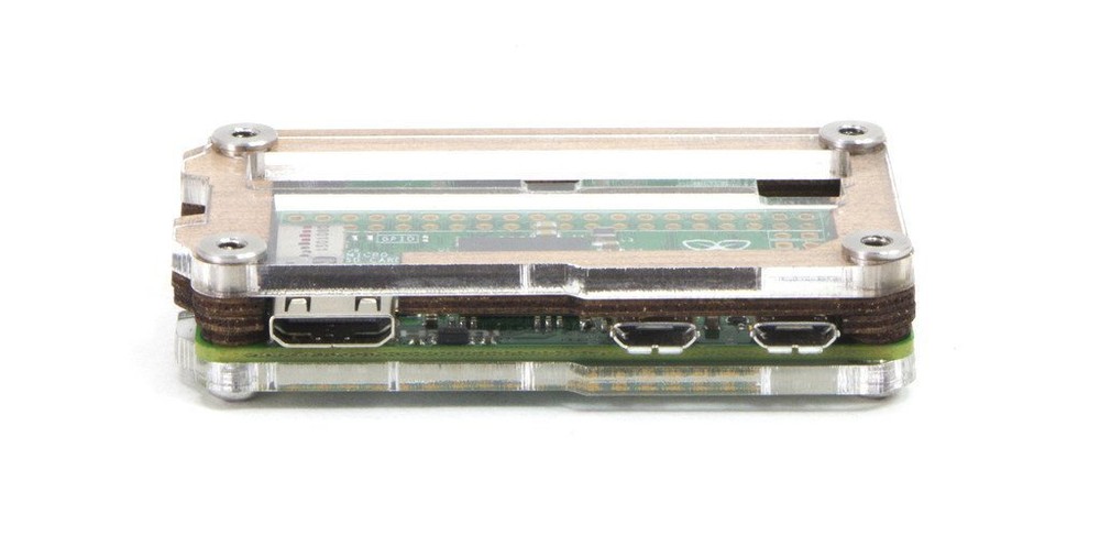 C4Labs Zebra Zero GPIO Wood Case for Raspberry Pi Zero 1.3 & Zero Wireless