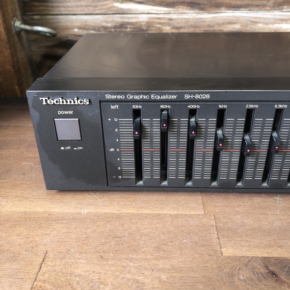 Technics SH-8028 Stereo Graphic Equalizer Japan EQ Vintage Tested Working