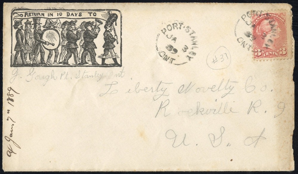 Canada Stamps Advertising Letter