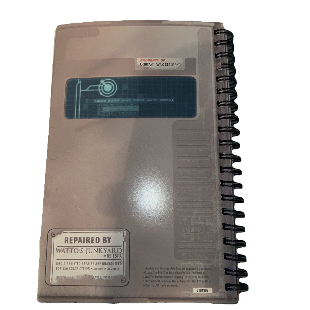 Star Wars Galaxies Adventure Manual Only! EUC