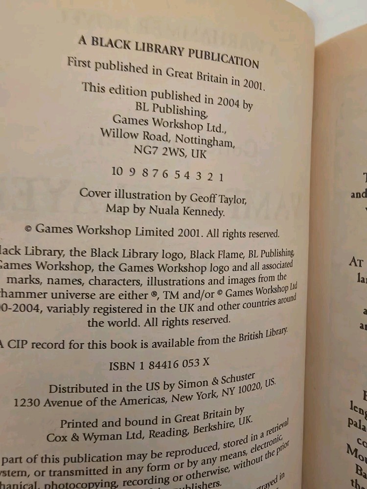 Vampireslayer - Paperback - Black Library Warhammer - 2001 - First edition