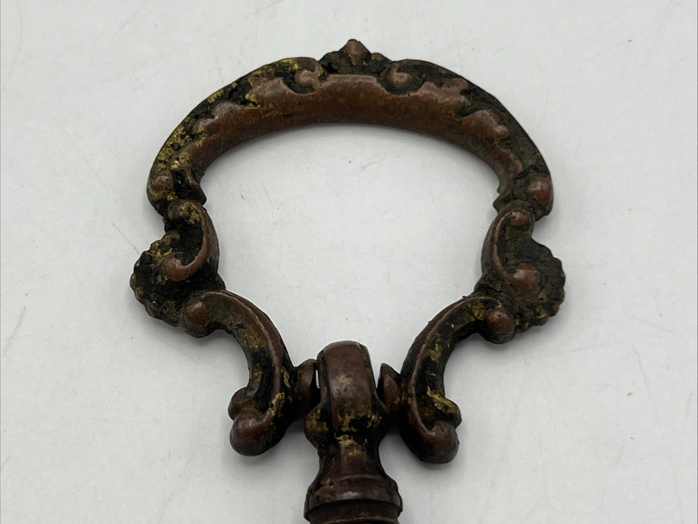 Antique Brass Copper Drawer Pull Drop Ring Pull Knob