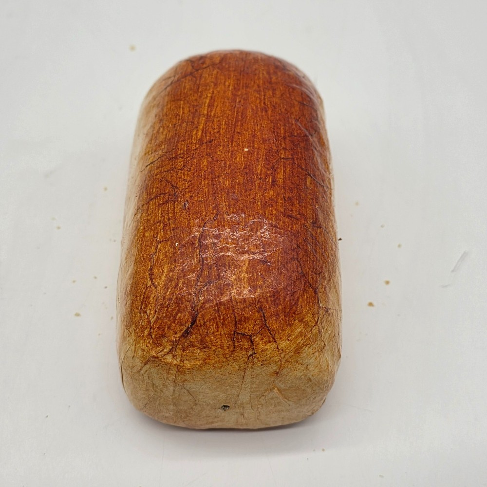 Realistic Faux Bread Loaf Decor Rustic Kitchen Display Prop 6” Long
