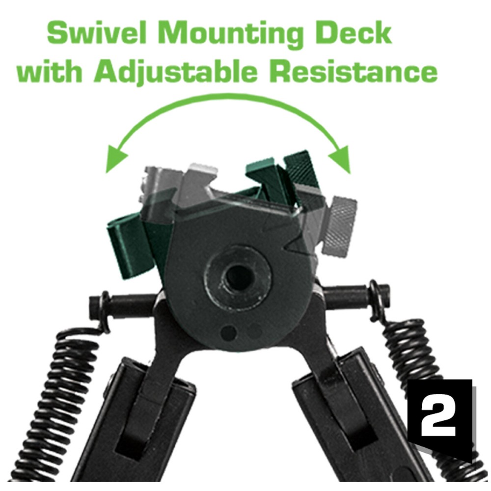 Lion Gears Solid Heavy Duty Cuboid Bi-pod 8.5"-12.5" with Maximum Stability