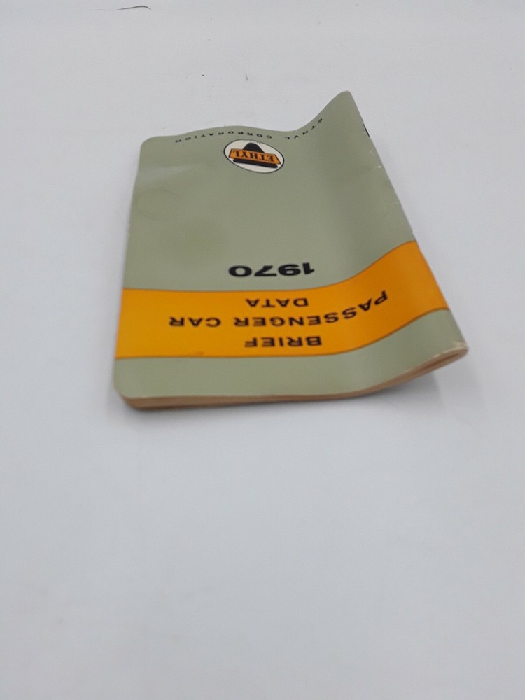 1970 Ethyl Passenger Car Data Manual