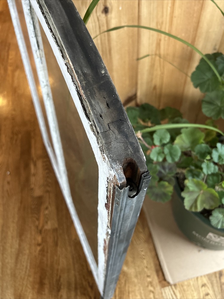 Antique Vintage Glass Window Frame