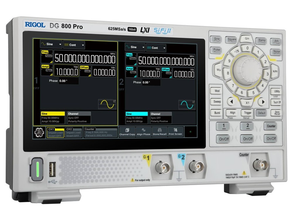 Rigol DG852 Pro - Function/Arbitrary Waveform Generator (2 Channel / 50 MHz)