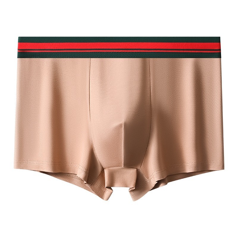 4 Pack Men's Underwear Soft Boxer Briefs Breathable Comfortable Trunks