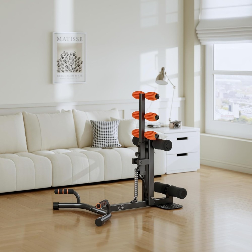 Deep Squat Machine, Adjustable Glutes Trainer Core & Abs for Black