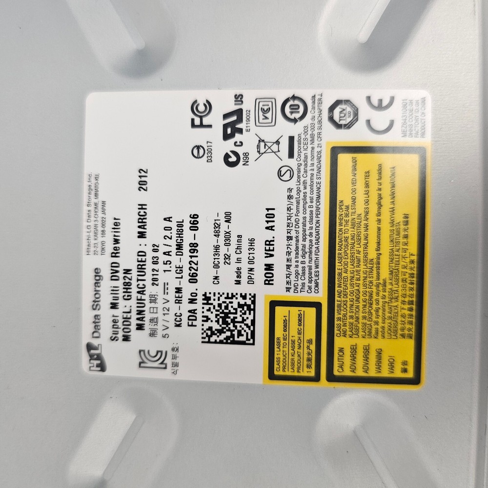 H L Data Storage Super Multi DVD Rewriter GH82N