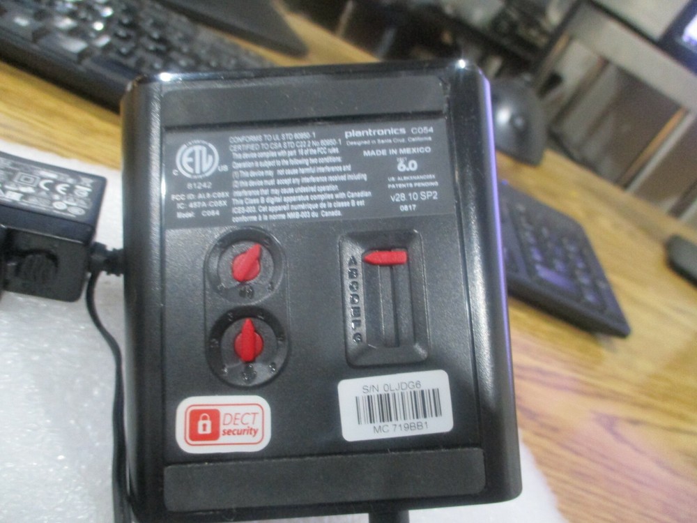 Plantronics Model: C054 Charging Base (Only) with AC Adapter