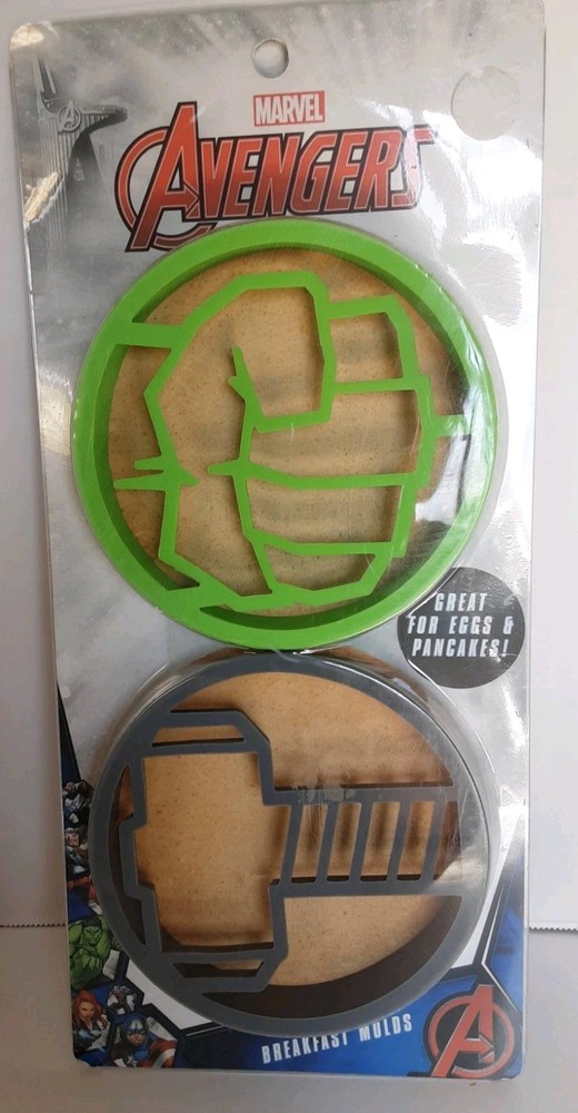 Marvel Avengers Silicone Pancake and Egg Breakfast Molds
