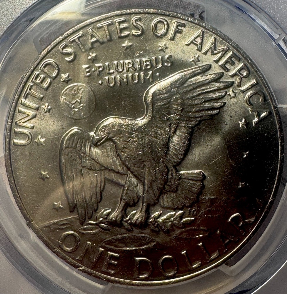1974 eisenhower dollar PCGS Ms64 Gold Shield