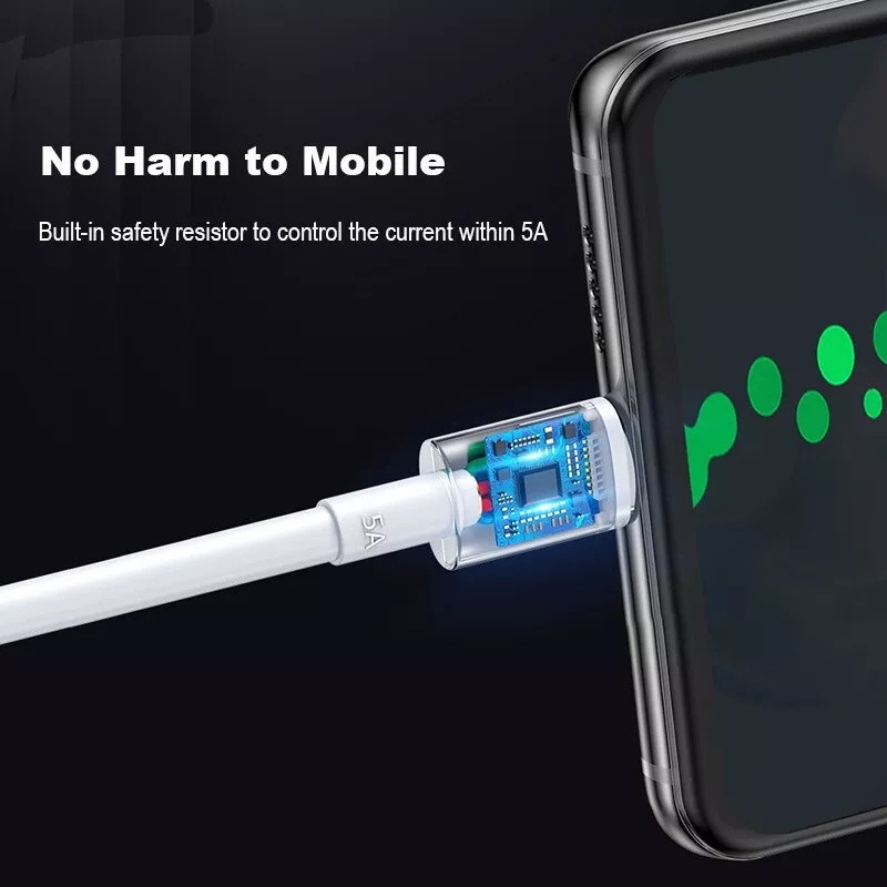 Universal USB Type-C Fast Charging Cable for Samsung Galaxy /Android Phone White