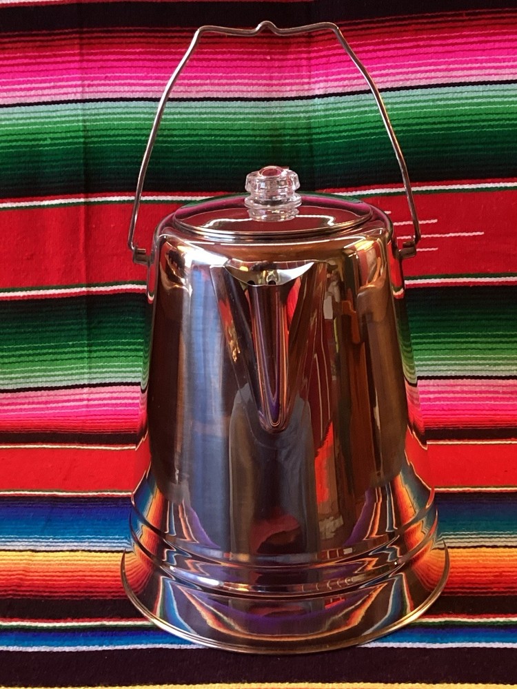 GSI Outdoors Glacier 36 Cups Coffee Maker - Silver