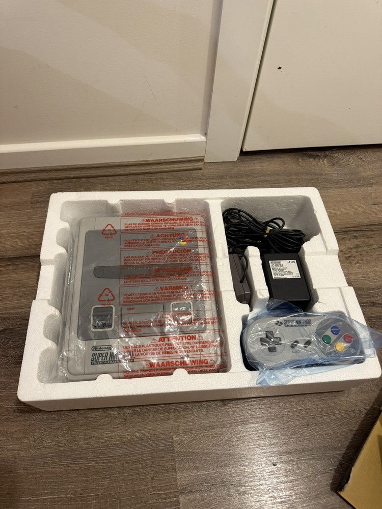 Super Nintendo console boxed - Marios 5 game value pack PAL