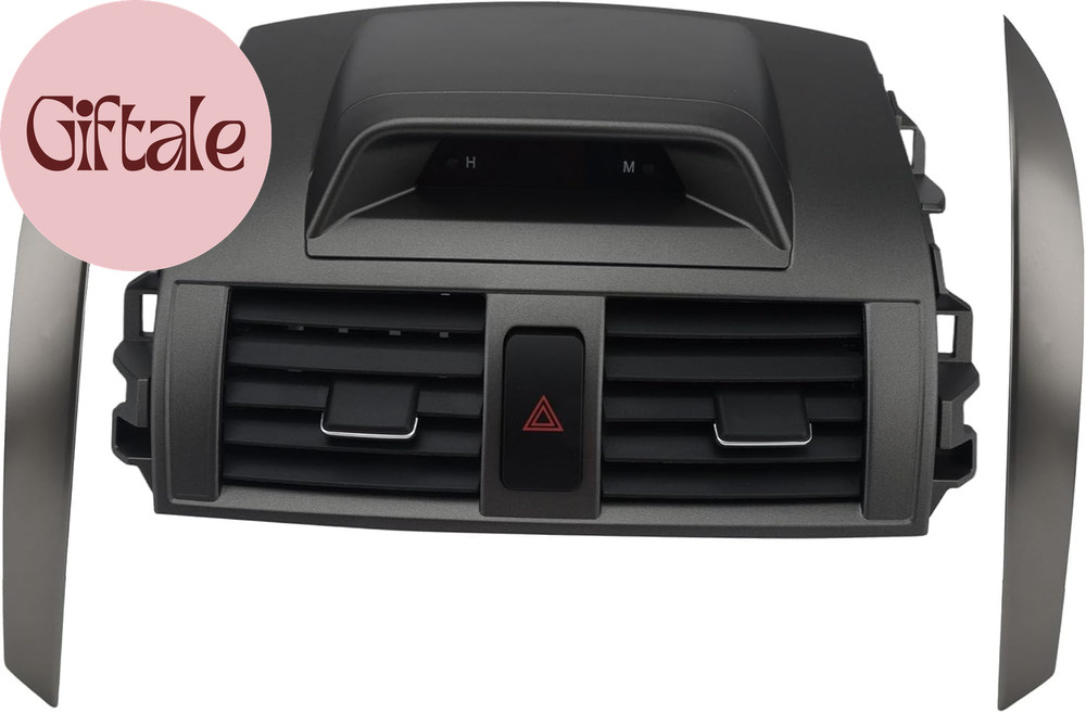 Dashboard Trim Kit Center A/C Vent Panel with Clock + Left/Right Trim Strips Com