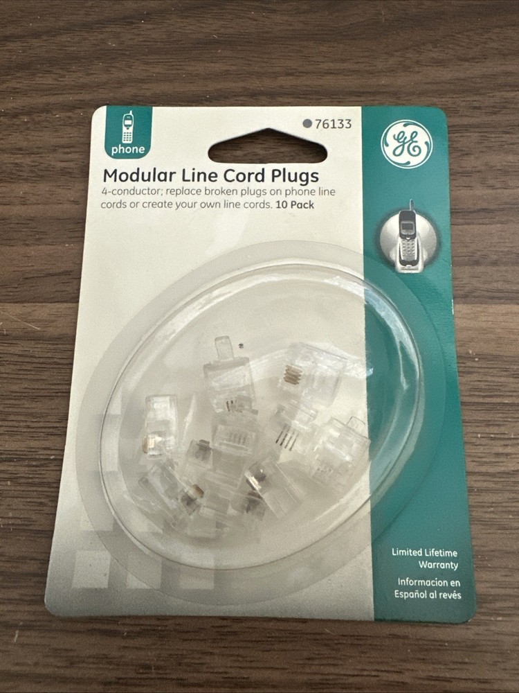 General Electric Modular Line Cord Plugs 10 Pack