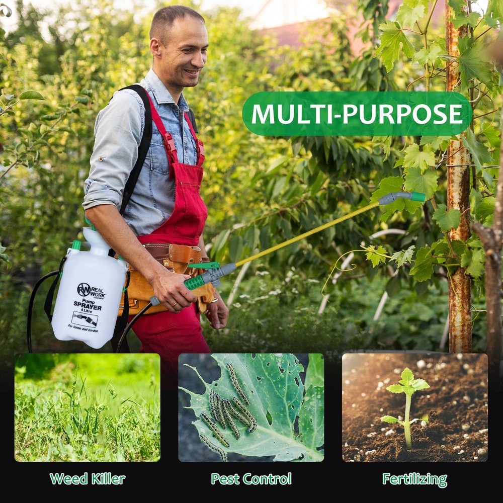 REALWORK PUMP SPRAYER Multiple Sizes
