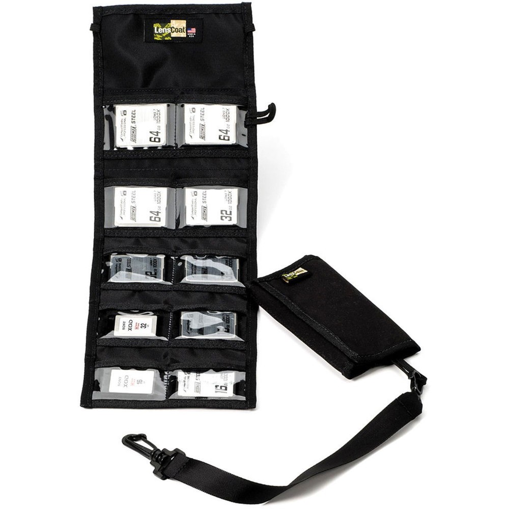 LensCoat CF10 Memory Card Wallet, Black