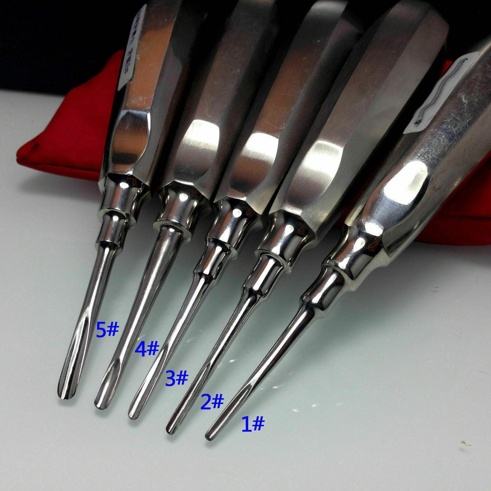 1 Pc Straight Dental Surgery Extraction Luxating Apical Root Tip Elevators NEW