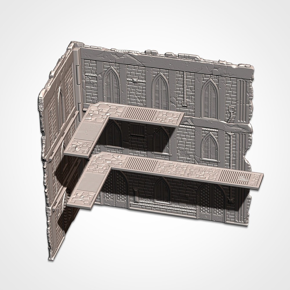 Cathedral - WTC 40K Official Foldable Terrain Set (10th Edition)