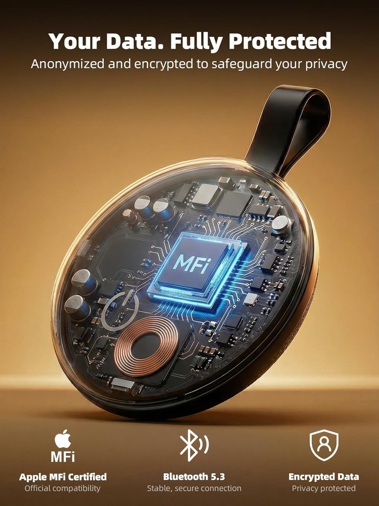 Air Tracker Smart Tags Ios & Android-4 Packs, Bluetooth Key Finder Locator with