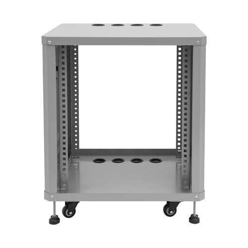 Network & Stereo Rack with Caster Wheels, Rolling Server Rack Open Cabinet