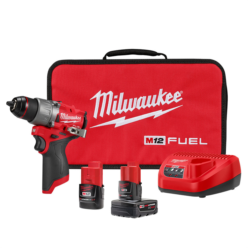 Milwaukee Tool M12 FUEL 1/2" Drill/Driver Kit