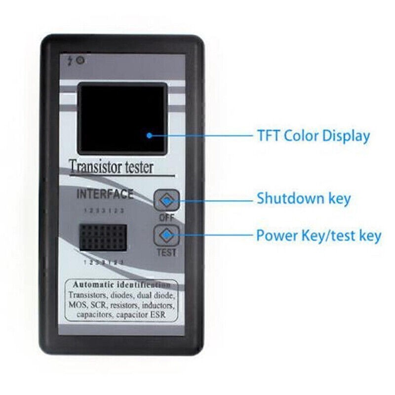 Digital Transistor Tester,M328 Multi-functional Capacitance Resistance Meter