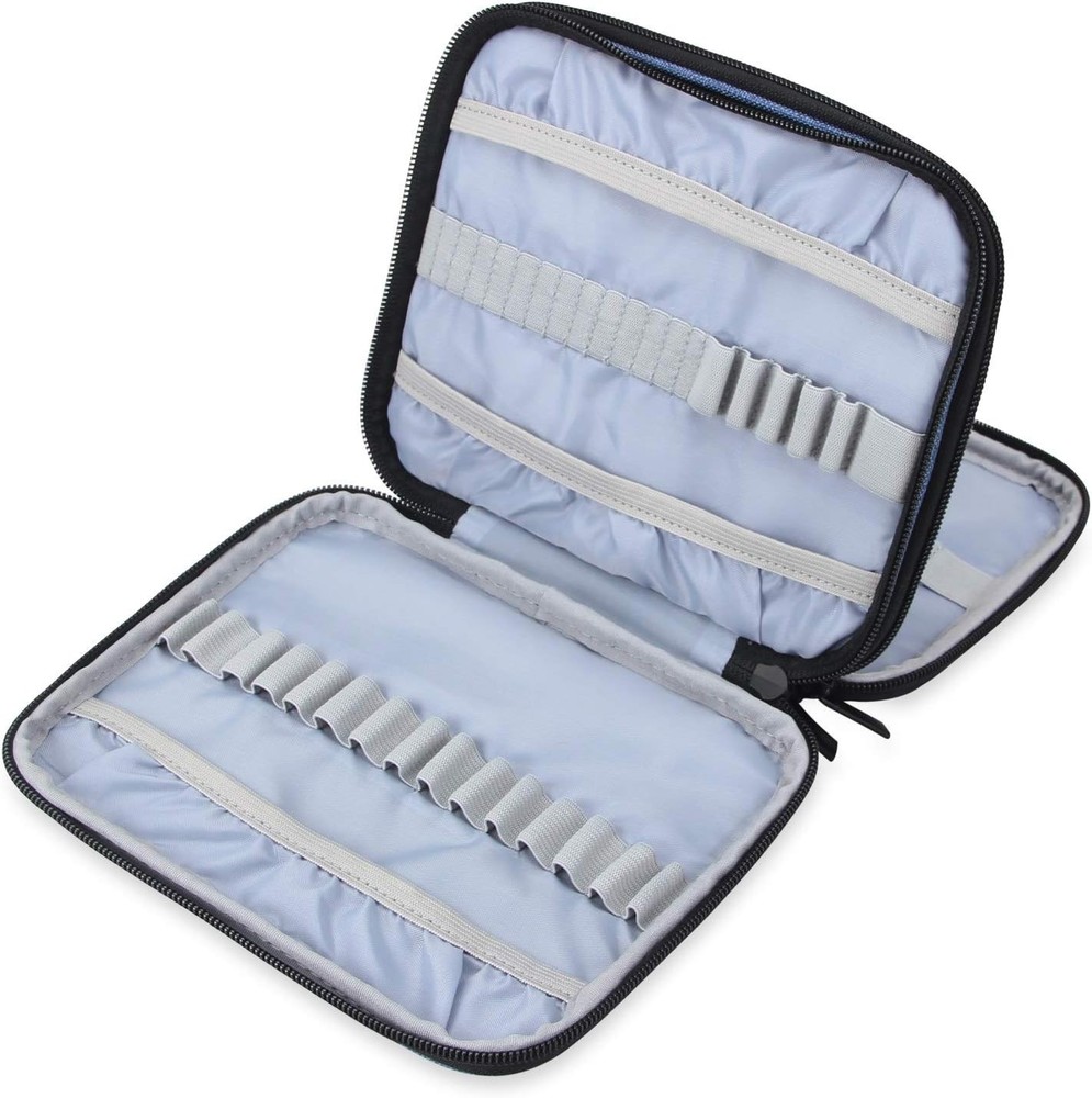 Organizer Case for Interchangeable Circular Knitting Needles, Crochet Hooks a...