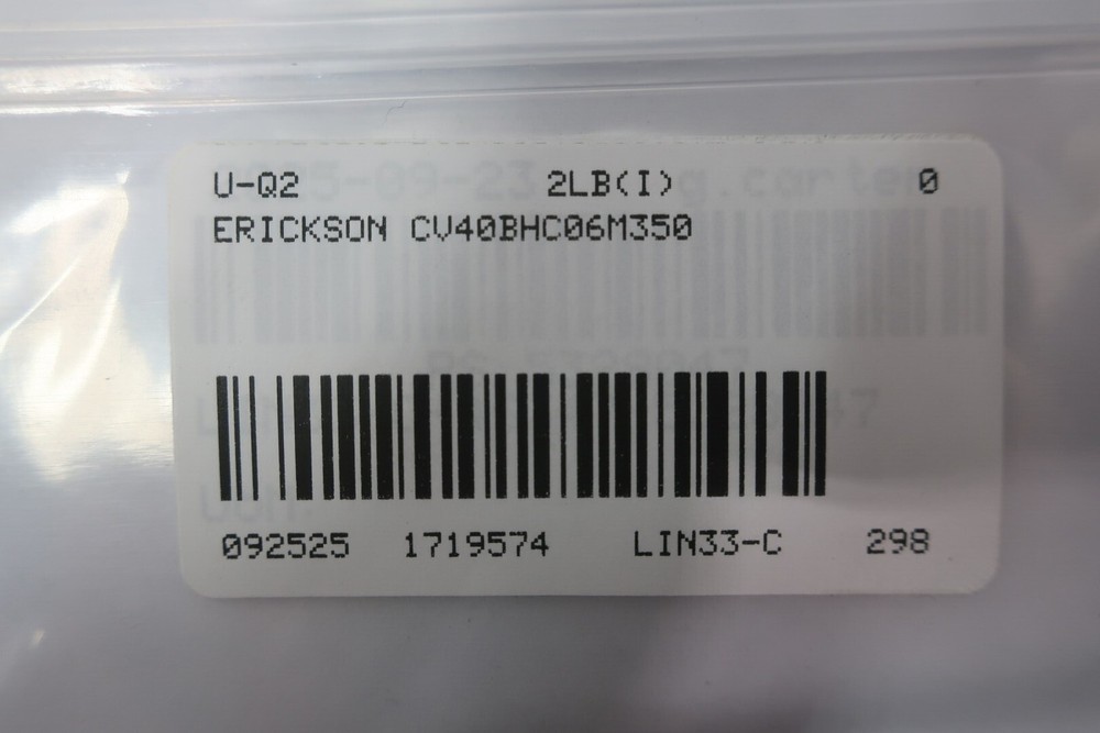 Erickson CV40BHC06M350 Tool Holder