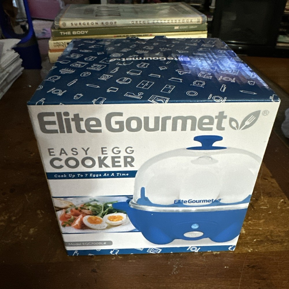 Easy Egg Cooker 7 Easy-To-Peel Hard Medium Soft Boiled Eggs Poach Omelette