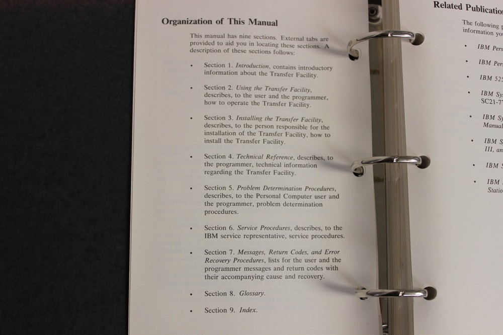 IBM SYSTEM / 38 TRANSFER FACILITY USER'S/PROGRAMMER'S GUIDE SC21-9080-0