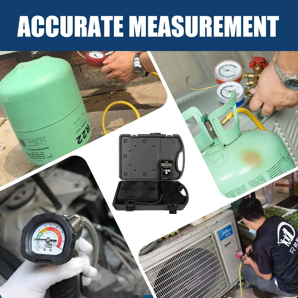 PB Motor TECH 220LBS Electronic Refrigerant Charging Scale with Portable Case, D