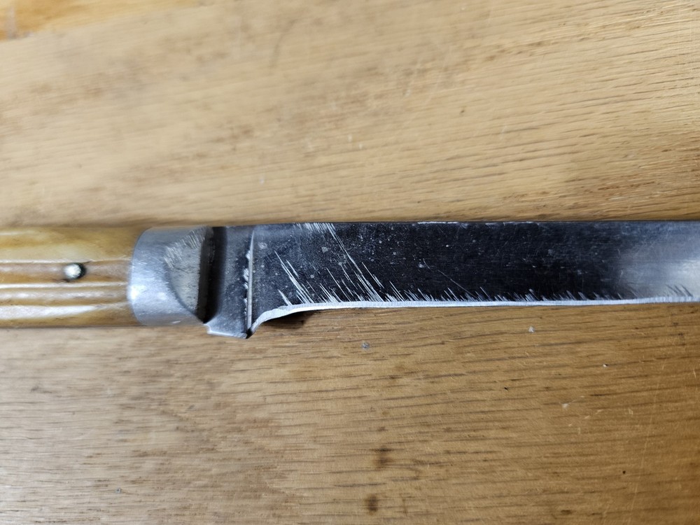 Queen Knife 6.5" Blade. Stag Handle.