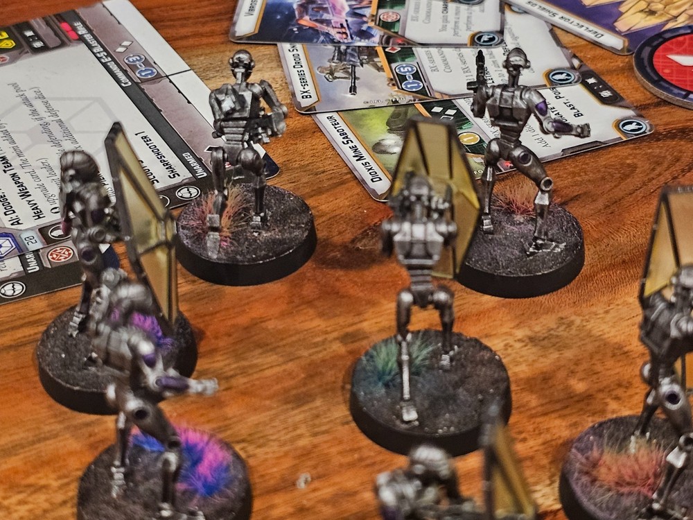 Star Wars Legion FFG Separatists BX-Series Droid Commandos x 7 Painted MX055