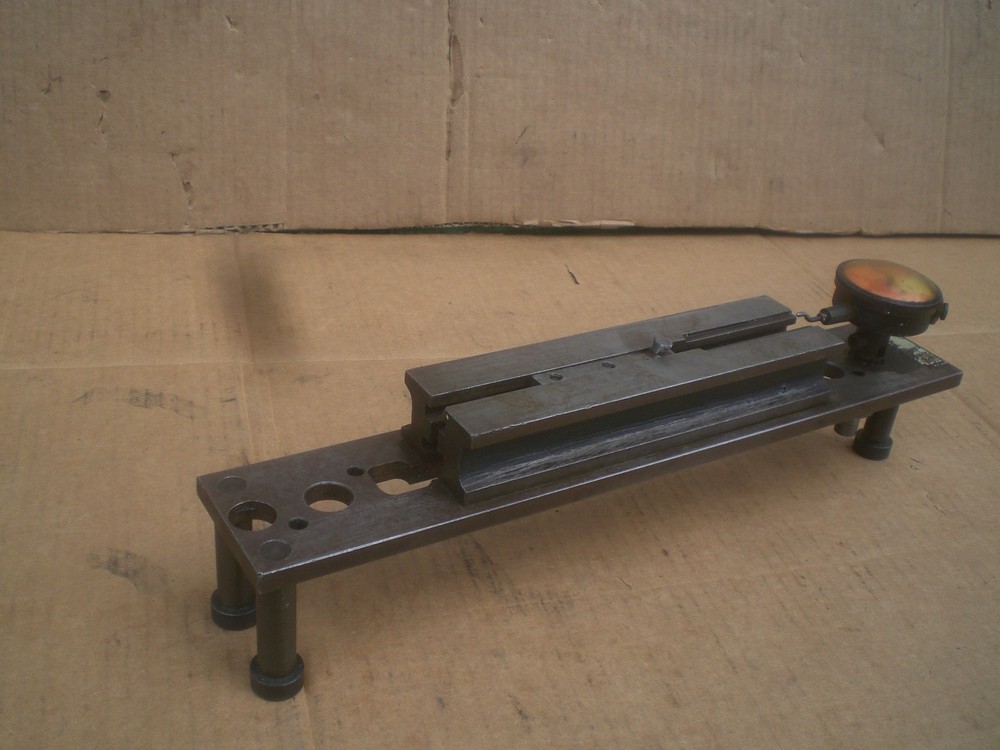 Bench dial snap gage fixture Shop Made