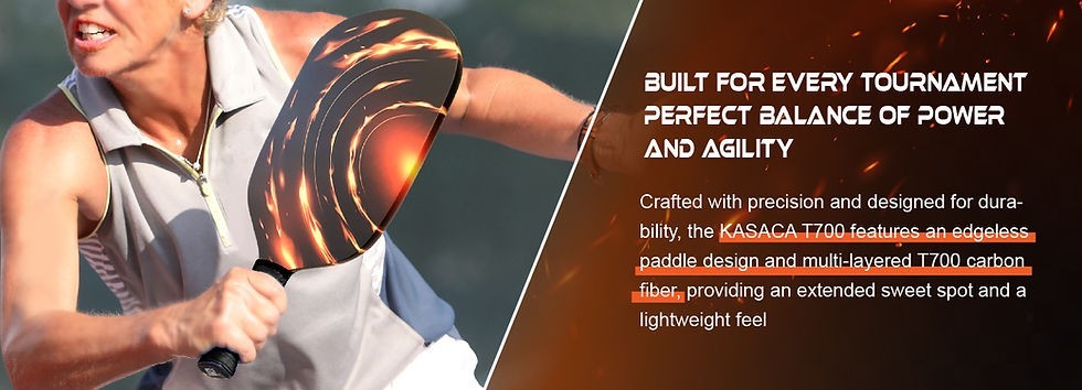 Edgeless Pickleball Paddle - Rapid Fire
