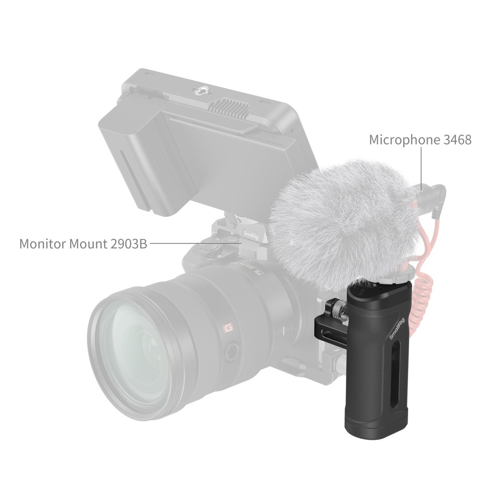 SmallRig Mini Side Handle for 1/4"-20 Threaded Holes for Camera Cage 4755
