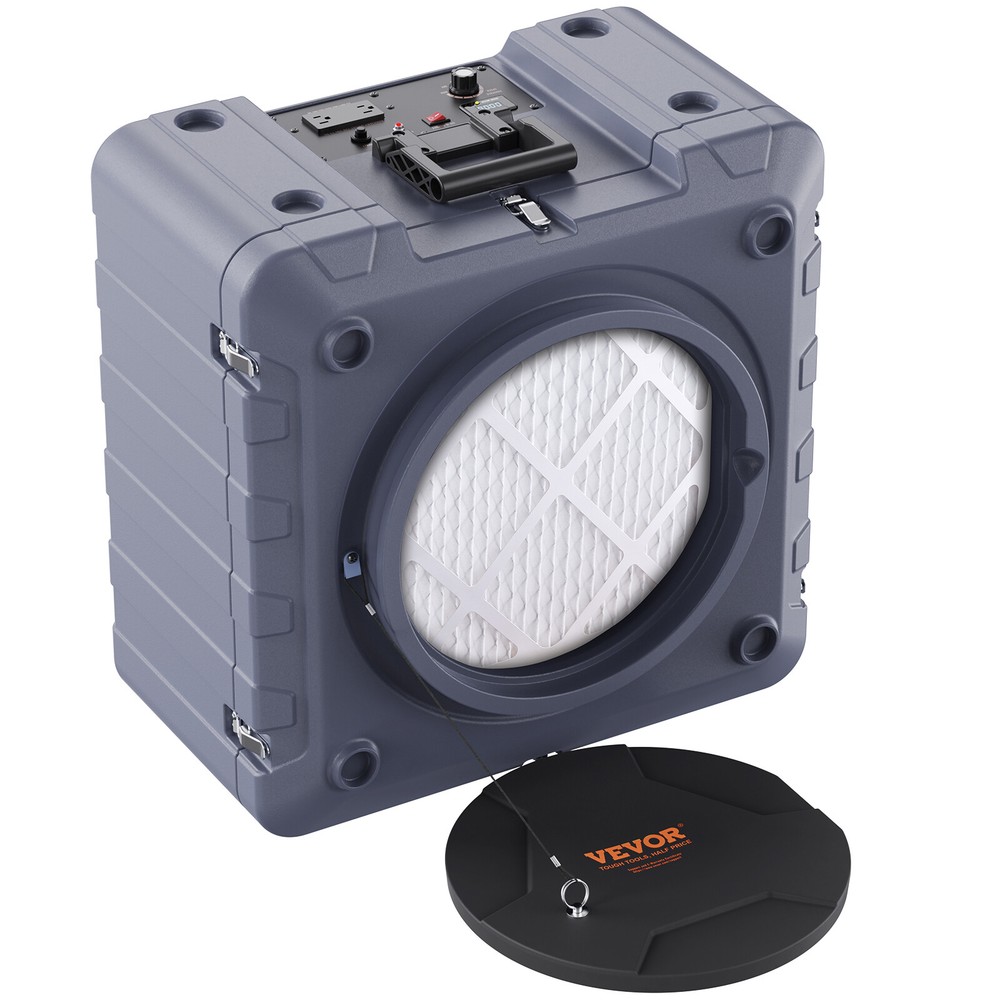 VEVOR 800CFM Air Scrubber with 3 Stage Filtration Stackable Negative Air Machine