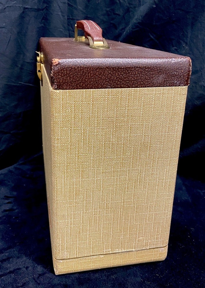 Vintage Keystone Hard Slide Protector Case And Slide Holders